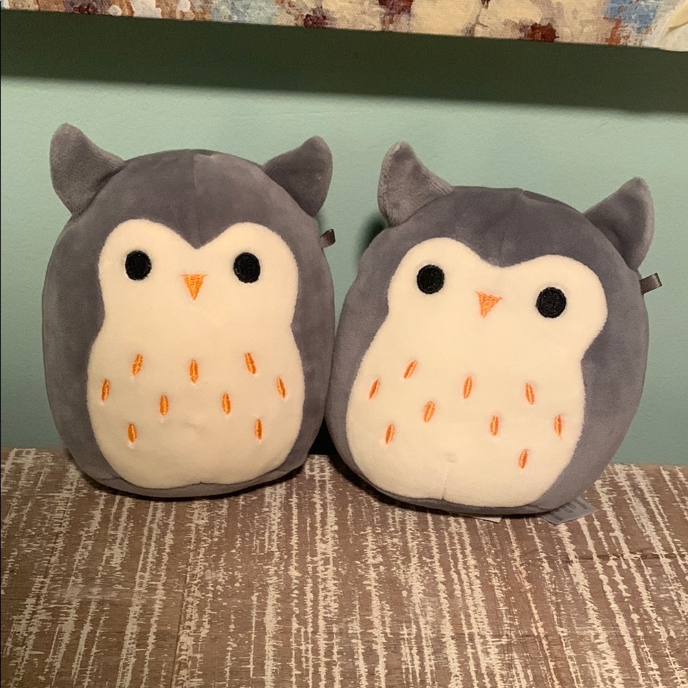 2 Owl Squishmallows.